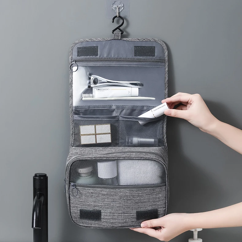 Portable Hook Wash Bag Hanging Storage Bag Scrub Dry and Wet Separation Cosmetic Bag Travel Zipper Waterproof Organizer Bag
Portable Hook Wash Bag Hanging Storage Bag Scrub Dry and Wet Separation Cosmetic Bag Travel Zipper Waterproof Organizer Bag