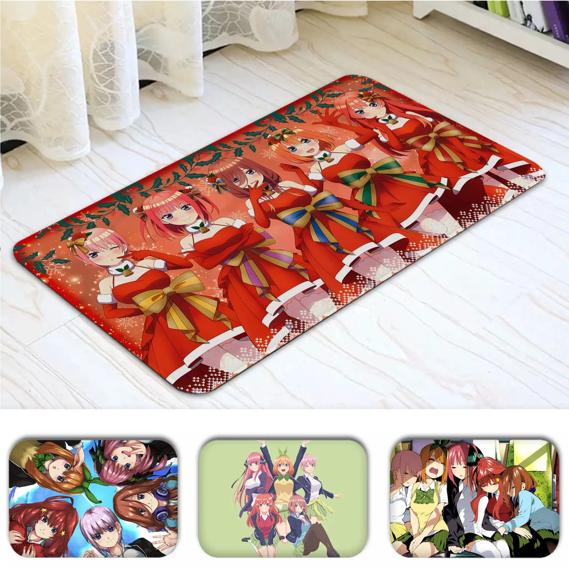 The Quintessential Quintuplets Hallway Carpet Nordic Style Bedroom Living Room Doormat Home Balcony Anti-Slip Bedside Mats
The Quintessential Quintuplets Hallway Carpet Nordic Style Bedroom Living Room Doormat Home Balcony Anti-Slip Bedside Mats