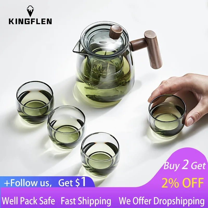 1set Glass Teaset, Clear Tea Pot With Infuser, Household Glass High Temperature Resistant Tea Maker Tea Kettle
1set Glass Teaset, Clear Tea Pot With Infuser, Household Glass High Temperature Resistant Tea Maker Tea Kettle
