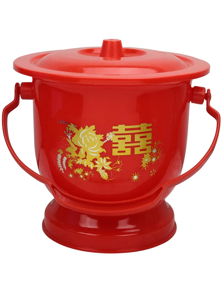 Попитательная банка, свадебное постельное белье, кастрюля для взрослых, утолщенная с крышкой, ведро для мочи, домашняя Ночная камера для беременных женщин, спальня 
Попитательная банка, свадебное постельное белье, кастрюля для взрослых, утолщенная с крышкой, ведро для мочи, домашняя Ночная камера для беременных женщин, спальня