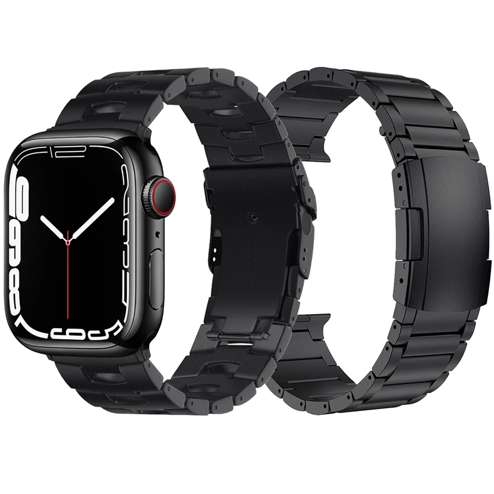 Металлический титановый ремешок для Apple Watch Ultra Band 8 7 6 для iWatch 49 мм 41 мм 45 мм 44/40 мм полосы серии SE 5 3 браслеты
Металлический титановый ремешок для Apple Watch Ultra Band 8 7 6 для iWatch 49 мм 41 мм 45 мм 44/40 мм полосы серии SE 5 3 браслеты
