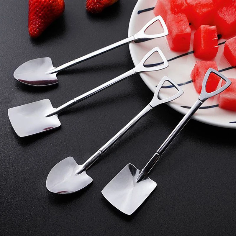 Shovel Spoon Stainless Steel Tea Spoon Creative Coffee Spoon Ice Cream Dessert Spoon Tableware Tableware Set
Shovel Spoon Stainless Steel Tea Spoon Creative Coffee Spoon Ice Cream Dessert Spoon Tableware Tableware Set