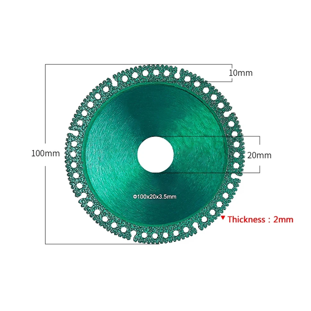 1pc Composite Multifunctional Diamond Cutting Disc Saw Blade For Marble Tile Ceramic Chip Free Cutting Power Tool Accessories
1pc Composite Multifunctional Diamond Cutting Disc Saw Blade For Marble Tile Ceramic Chip Free Cutting Power Tool Accessories