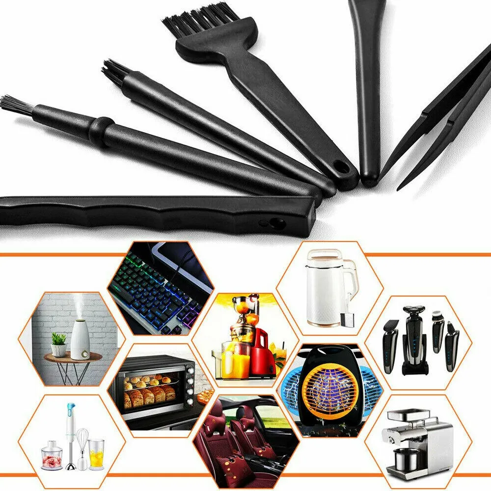 6pcs Black Anti Static Keyboard Cleaning Kit Car Auto Laptop PC Dust Cleaner Brush For Cleaning Keyboard Gap Car Air Vent
6pcs Black Anti Static Keyboard Cleaning Kit Car Auto Laptop PC Dust Cleaner Brush For Cleaning Keyboard Gap Car Air Vent