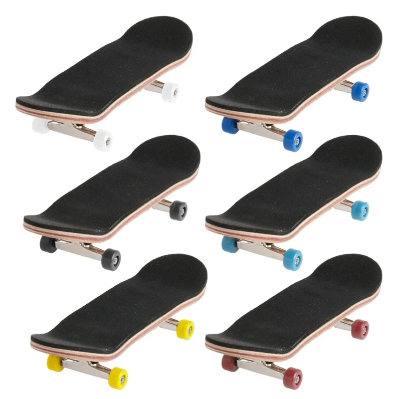 

2022 New 1Set Wooden Deck Fingerboard Skateboard Sport Games Kids Gift Maple Wood Set New