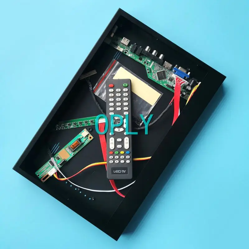 For LP141WX1-TL01/TL02/TL03/TL06 Analog TV Driver Board+Metal Case LVDS 30 Pin 1280*800 14.1" Kit VGA HDMI-Compatible USB 1CCFL
For LP141WX1-TL01/TL02/TL03/TL06 Analog TV Driver Board+Metal Case LVDS 30 Pin 1280*800 14.1" Kit VGA HDMI-Compatible USB 1CCFL