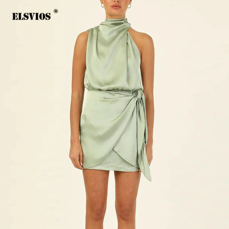 Женское Короткое атласное платье, облегающее кружевное платье знаменитости с воротником-стойкой, весна-лето 2023 
Женское Короткое атласное платье, облегающее кружевное платье знаменитости с воротником-стойкой, весна-лето 2023