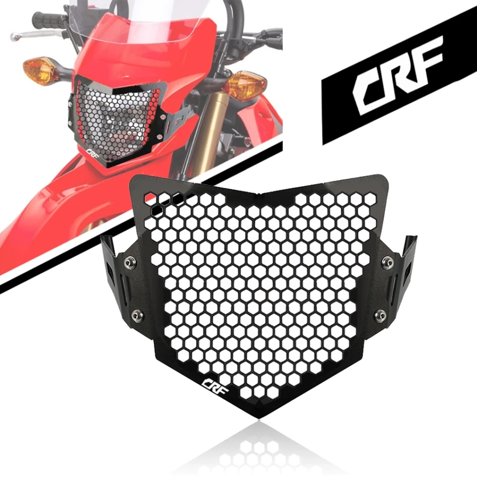 

CRF 250L 250M 300L защита фары мотоцикла решетка защиты крышки для Honda CRF250L CRF250M CRF300L 2013-2023 2022 2021 2020