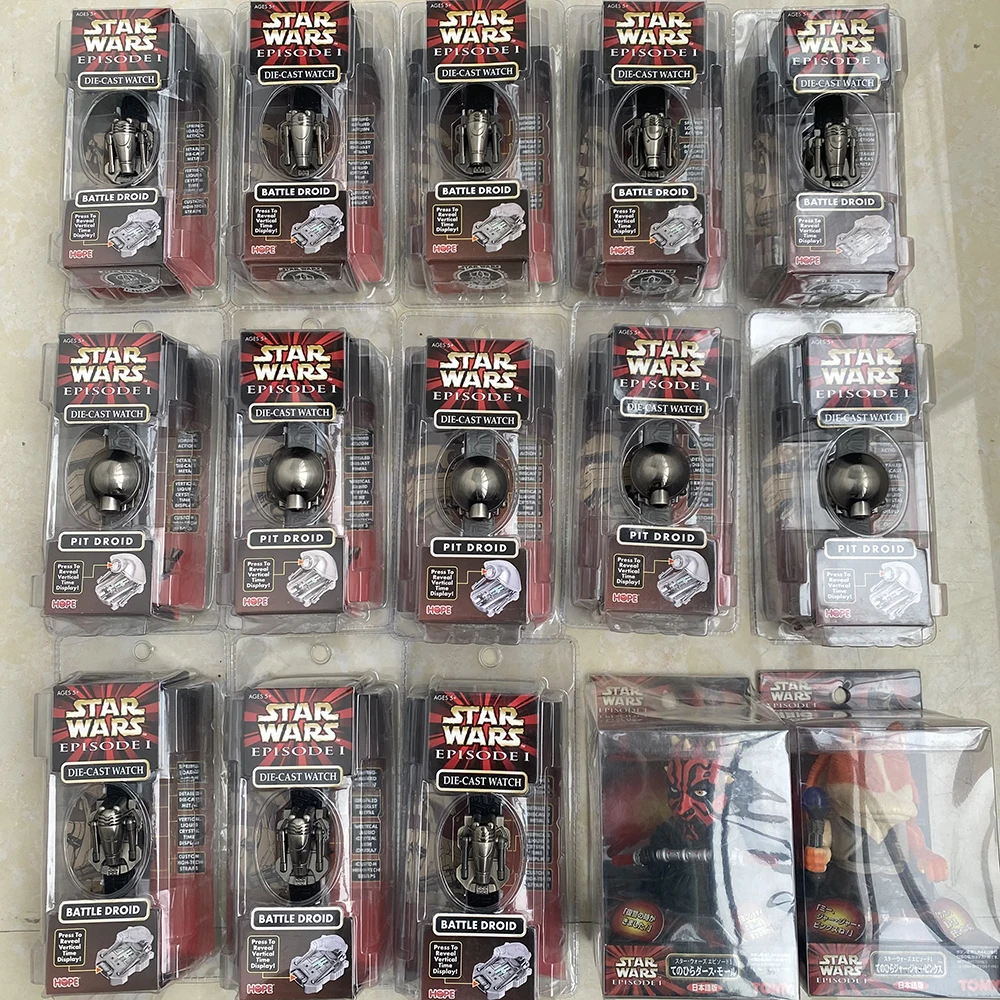 STAR WARS Action Figure BATTLE DROID and PIT DROID Watch Model Ornament Toys Children Birthday Gifts
STAR WARS Action Figure BATTLE DROID and PIT DROID Watch Model Ornament Toys Children Birthday Gifts