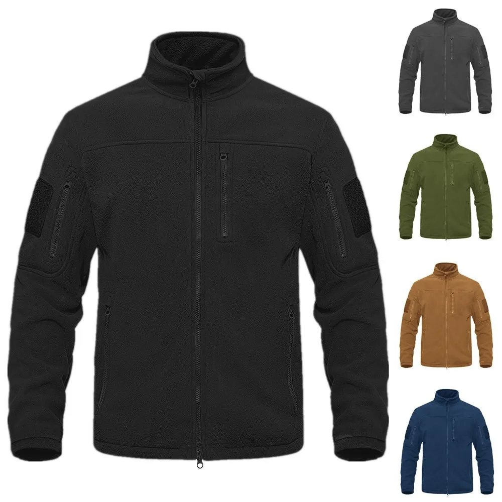 Men's Tactical Jackets Winter Full Zip Fleece Hiking Hunting Coat with Multi Pockets
Men's Tactical Jackets Winter Full Zip Fleece Hiking Hunting Coat with Multi Pockets