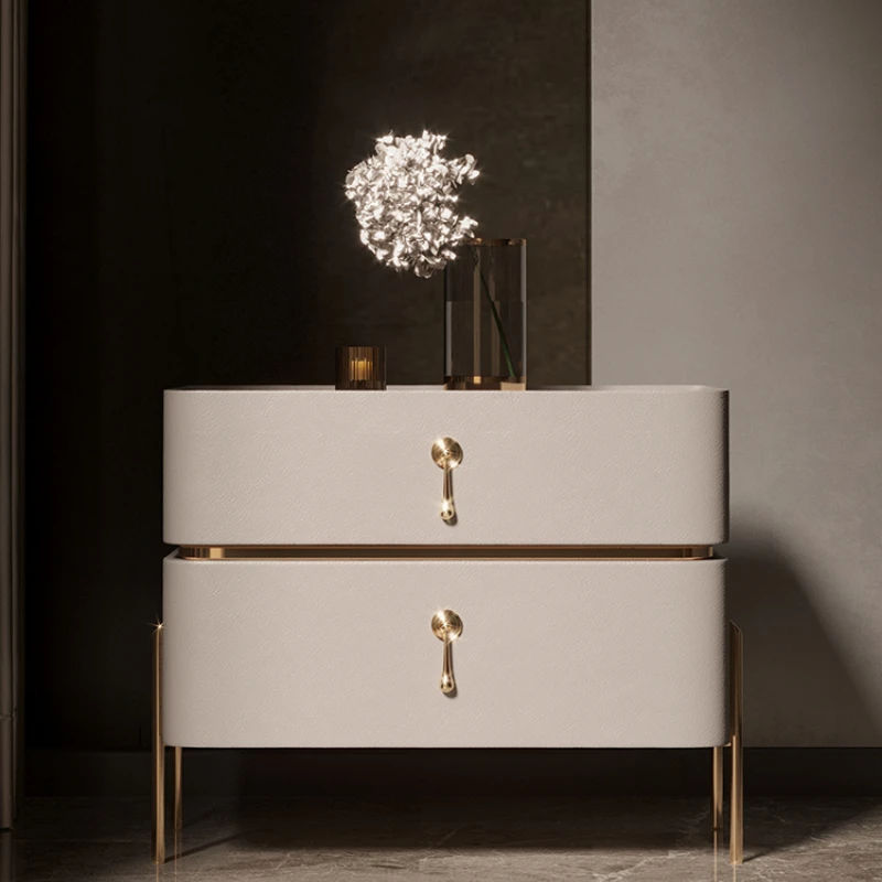 Light Luxury Bedside Table Household Modern Leather Small Family Cabinet Drawer Number Appearance General Use Material Pattern
Light Luxury Bedside Table Household Modern Leather Small Family Cabinet Drawer Number Appearance General Use Material Pattern