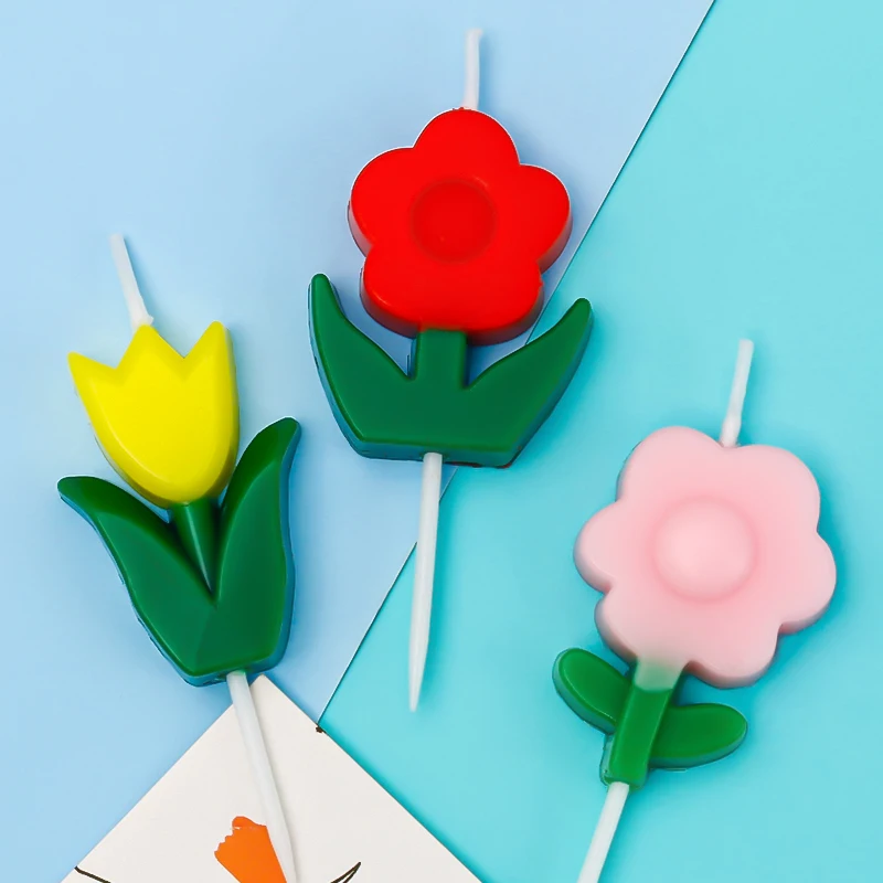 Flower Candles Birthday Children's Birthday Candle 1 Year Girl for Cake Topper Decoration Unusual Cake Candles Party Suppliers 
Flower Candles Birthday Children's Birthday Candle 1 Year Girl for Cake Topper Decoration Unusual Cake Candles Party Suppliers