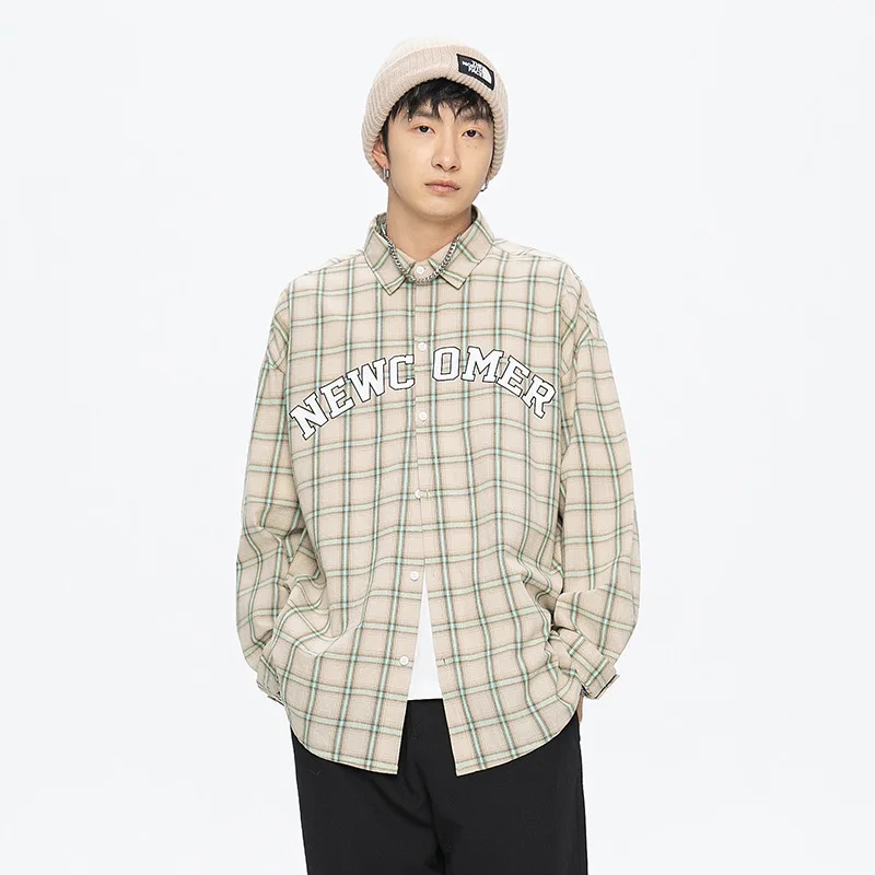 Casual men's shirt 2022 spring new Long Sleeve Striped Plaid men's loose fashion brand printed couple's shirt Luxury man shirt
Casual men's shirt 2022 spring new Long Sleeve Striped Plaid men's loose fashion brand printed couple's shirt Luxury man shirt