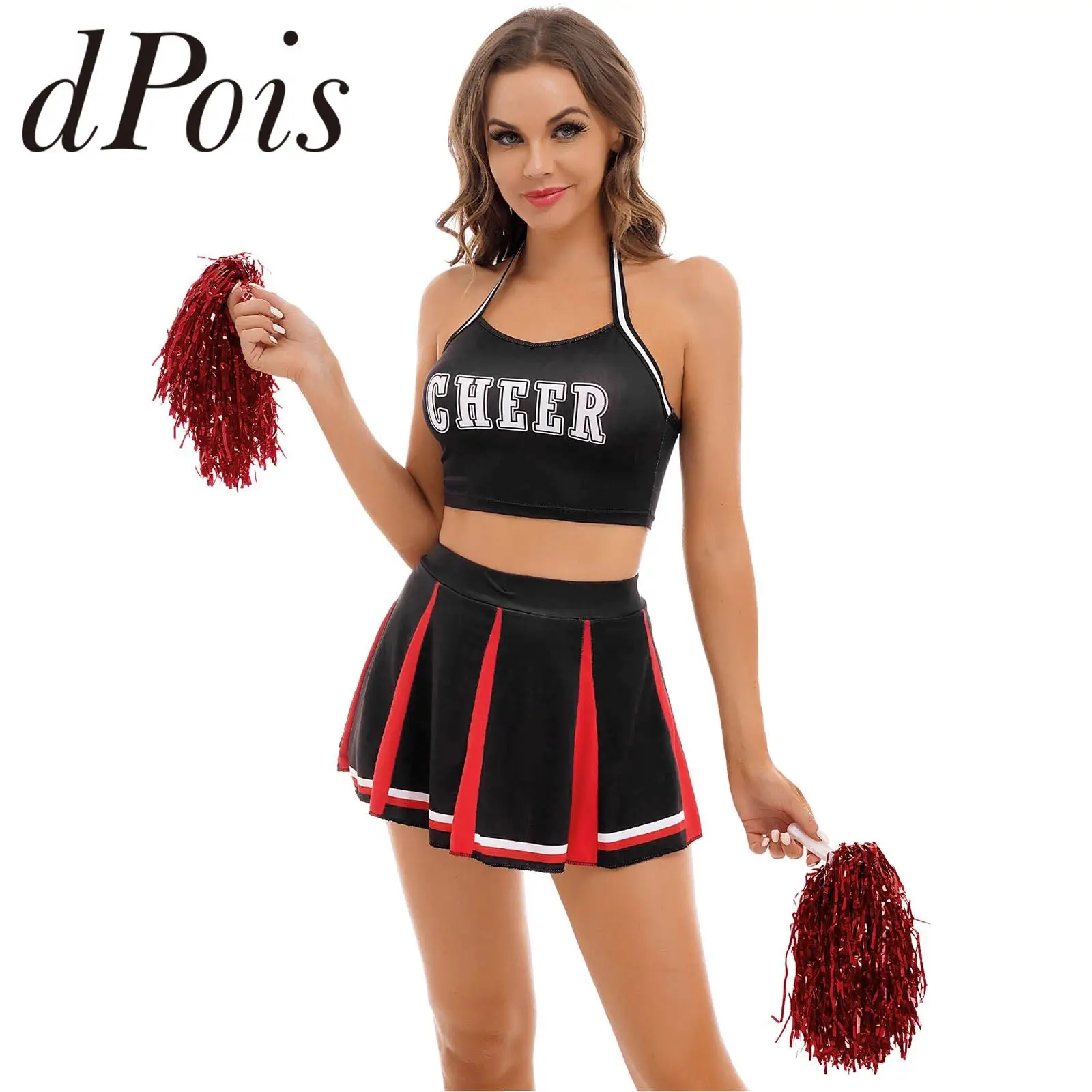 Женский сексуальный костюм Болельщицы для костюмированной вечеринки на Хэллоуин, вечерние танцевальные костюмы для школьниц, укороченный ...
Женский сексуальный костюм Болельщицы для костюмированной вечеринки на Хэллоуин, вечерние танцевальные костюмы для школьниц, укороченный ...