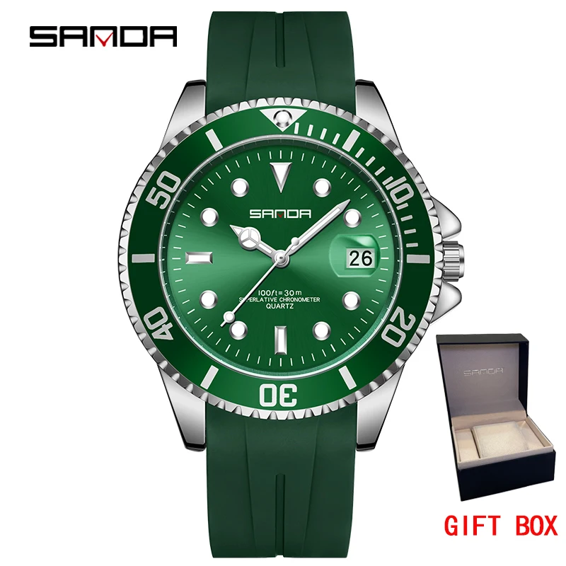 SANDA Luxury Water Ghost Mechanical Watch Automatic Men's Watch High Brand Silicone Strap Waterproof Luminous Men's Watch
SANDA Luxury Water Ghost Mechanical Watch Automatic Men's Watch High Brand Silicone Strap Waterproof Luminous Men's Watch