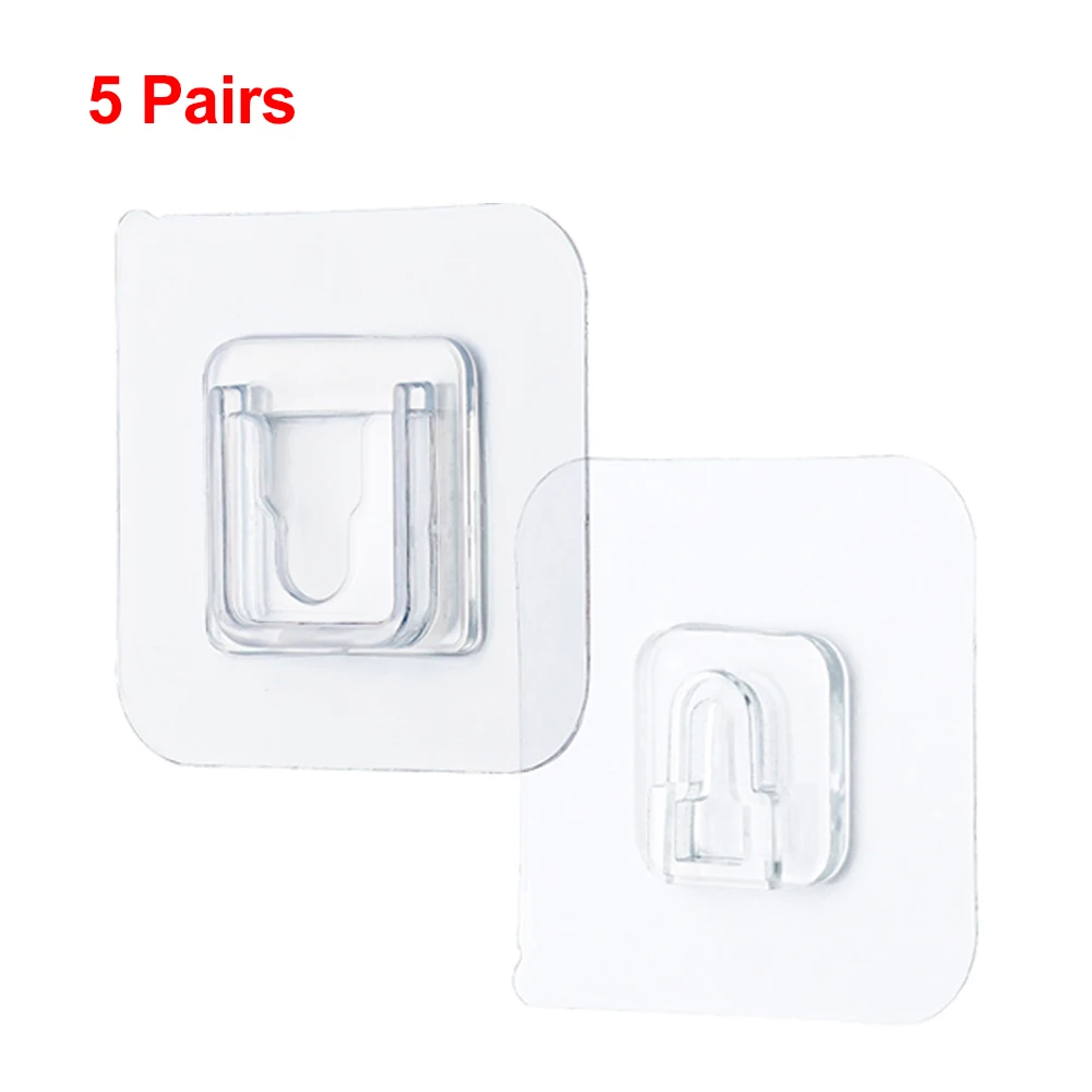 10PC Double-Sided Adhesive Wall Hooks Hanger Strong Transparent Hooks Suction Cup Sucker Wall Storage Holder For Kitchen Bathroo
10PC Double-Sided Adhesive Wall Hooks Hanger Strong Transparent Hooks Suction Cup Sucker Wall Storage Holder For Kitchen Bathroo