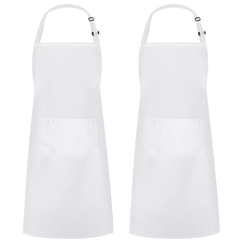 2 шт., кухонные фартуки из 100% полиэстера с 2 карманами
2 шт., кухонные фартуки из 100% полиэстера с 2 карманами