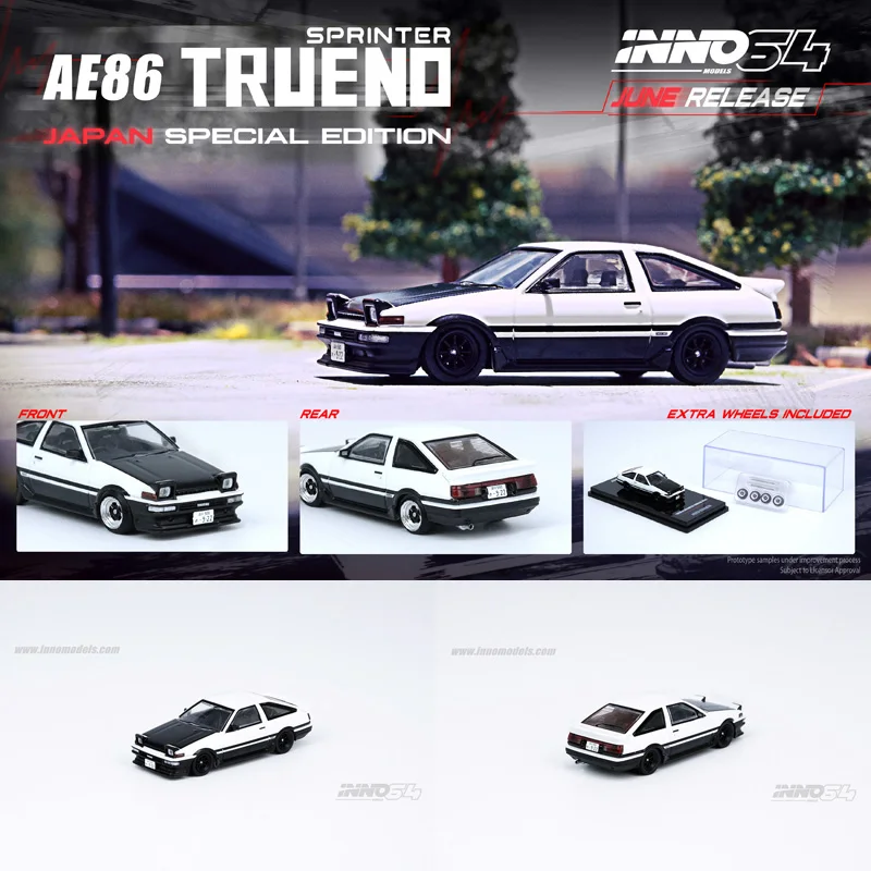 INNO Japan Jinggang Exhibition Limited Edition 1:64 Toyota AE86 Jump Light Edition to send 1 set of alloy car model collection
INNO Japan Jinggang Exhibition Limited Edition 1:64 Toyota AE86 Jump Light Edition to send 1 set of alloy car model collection