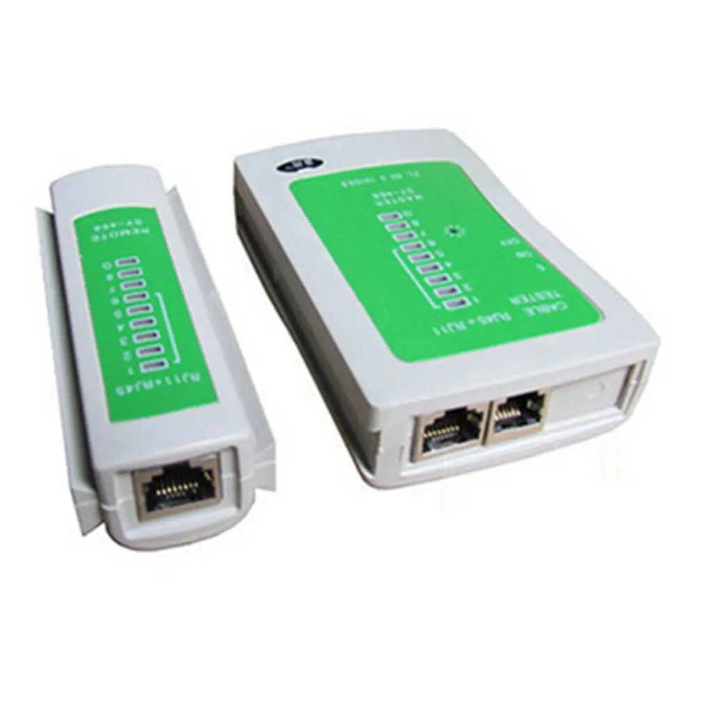 Устройство для проверки кабеля CAT 5/6, портативное, RJ45, RJ11, для работы с сетями Ethernet
Устройство для проверки кабеля CAT 5/6, портативное, RJ45, RJ11, для работы с сетями Ethernet