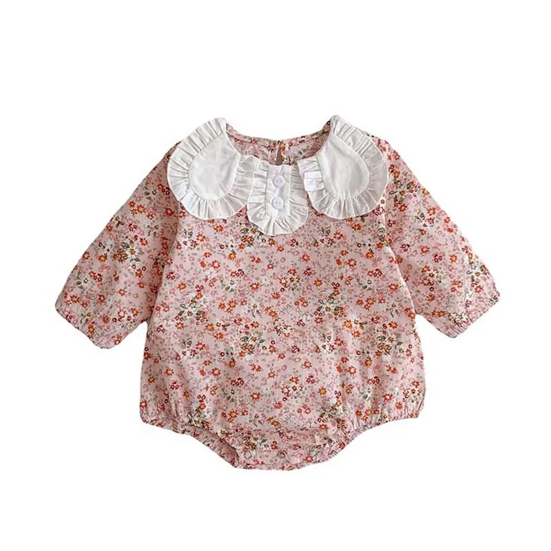 Newborn Baby Girl Clothes Pink Floral Rompers Spring Autumn Long Sleeve Jumpsuit Sweet Infant Clothing Toddler Korean Costume
Newborn Baby Girl Clothes Pink Floral Rompers Spring Autumn Long Sleeve Jumpsuit Sweet Infant Clothing Toddler Korean Costume