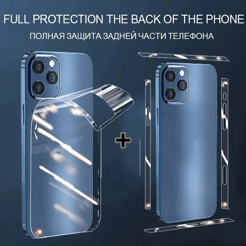 Back Hydrogel Film For iPhone 12 Pro Max Mini Protective Glass Mobile Phone Side Films For iPhone 13 pro 12mini Screen Protector 
Back Hydrogel Film For iPhone 12 Pro Max Mini Protective Glass Mobile Phone Side Films For iPhone 13 pro 12mini Screen Protector