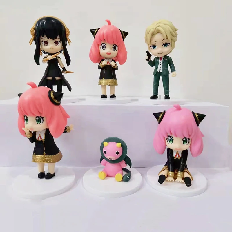 6pcs/set Spy X Family Anime Figure Toys PVC SPY FAMILY Anya Forger Figures Model Dolls 10cm For Children Kids Gift
6pcs/set Spy X Family Anime Figure Toys PVC SPY FAMILY Anya Forger Figures Model Dolls 10cm For Children Kids Gift