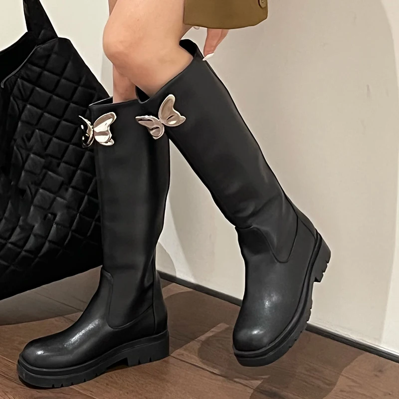 Женские высокие сапоги до колена, вечерние Современные Сапоги на резиновой платформе с бантом-бабочкой, обувь в западном стиле, 2022
Женские высокие сапоги до колена, вечерние Современные Сапоги на резиновой платформе с бантом-бабочкой, обувь в западном стиле, 2022