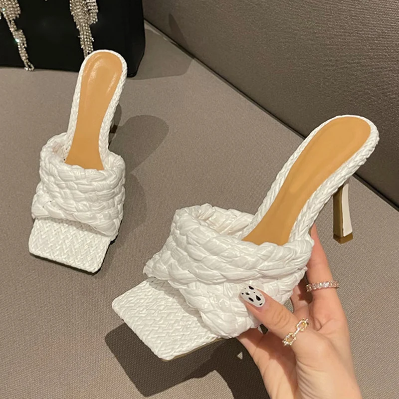 Toe Heels High Quality Slippers Gladiator Beach Womens Sandal Slides Shoes Eilyken 2022 New Summer Design Weave Square
Toe Heels High Quality Slippers Gladiator Beach Womens Sandal Slides Shoes Eilyken 2022 New Summer Design Weave Square