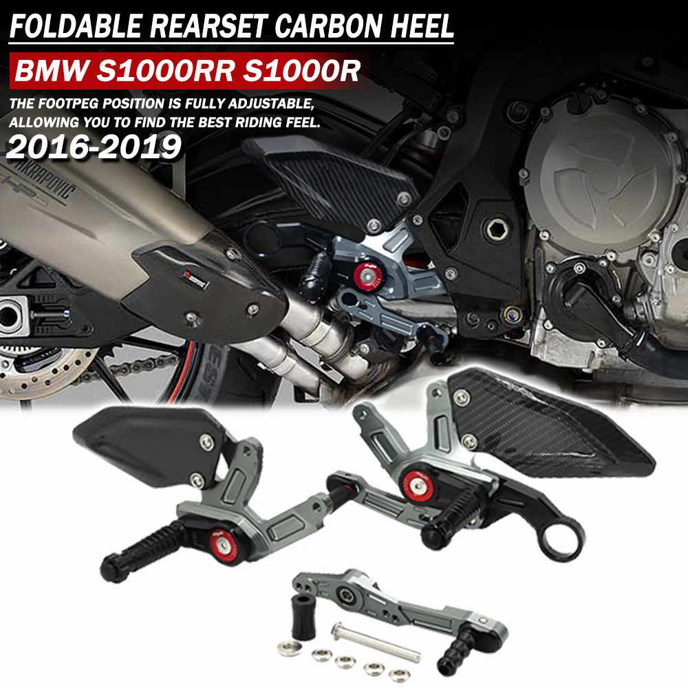 For BMW S1000RR S1000R S1000 R Motorcycle Accessories Foldable Rearset Carbon Footrests Foot Pegs Rear Set Adjustable Footrest
For BMW S1000RR S1000R S1000 R Motorcycle Accessories Foldable Rearset Carbon Footrests Foot Pegs Rear Set Adjustable Footrest
