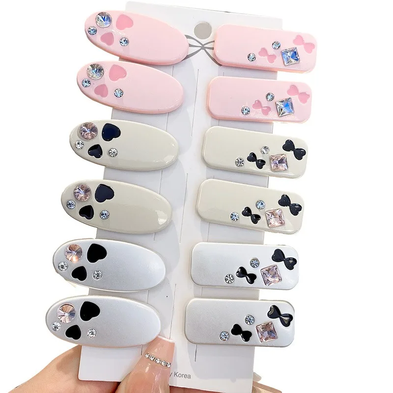 1 Pair Cute Geometric Crystal Metal Hairpins Women Girls Hair Clips Barrettes Accessories Hairclip Headdress Headwear Ornaments
1 Pair Cute Geometric Crystal Metal Hairpins Women Girls Hair Clips Barrettes Accessories Hairclip Headdress Headwear Ornaments