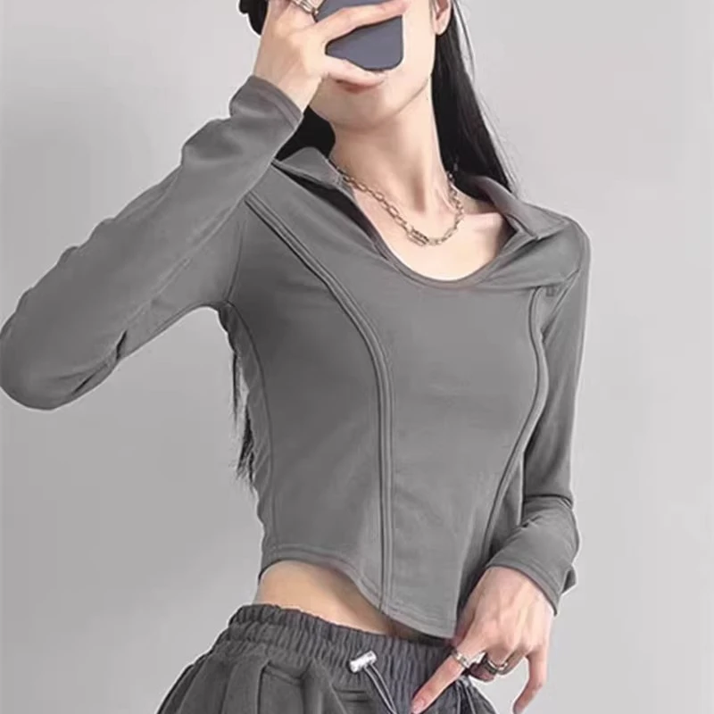 Crop Tops 2023 Fashion T-shirts for Women sweatshirt Long Sleeve Tees Y2k Clothes Korean Casual Woman Tshirts Ropa Mujer
Crop Tops 2023 Fashion T-shirts for Women sweatshirt Long Sleeve Tees Y2k Clothes Korean Casual Woman Tshirts Ropa Mujer
