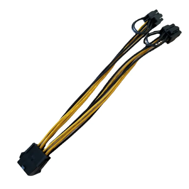 Computer CPU 8Pin to Graphics Video Card Double PCI-E PCIe 8Pin ( 6Pin + 2Pin ) Power Supply Splitter Cable Cord 18AWG Wire 20cm
Computer CPU 8Pin to Graphics Video Card Double PCI-E PCIe 8Pin ( 6Pin + 2Pin ) Power Supply Splitter Cable Cord 18AWG Wire 20cm