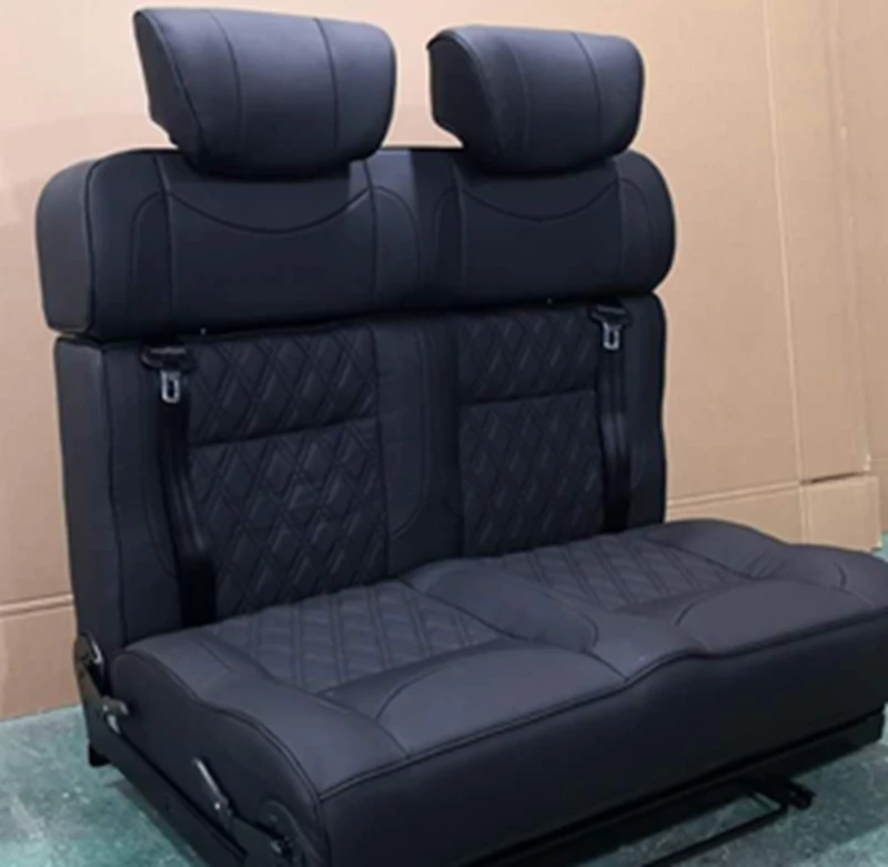 Leather sofa double or single sliding on RV CAR Self mounting with lashing track rail DOUBLE TRIAL SEAT 
Leather sofa double or single sliding on RV CAR Self mounting with lashing track rail DOUBLE TRIAL SEAT