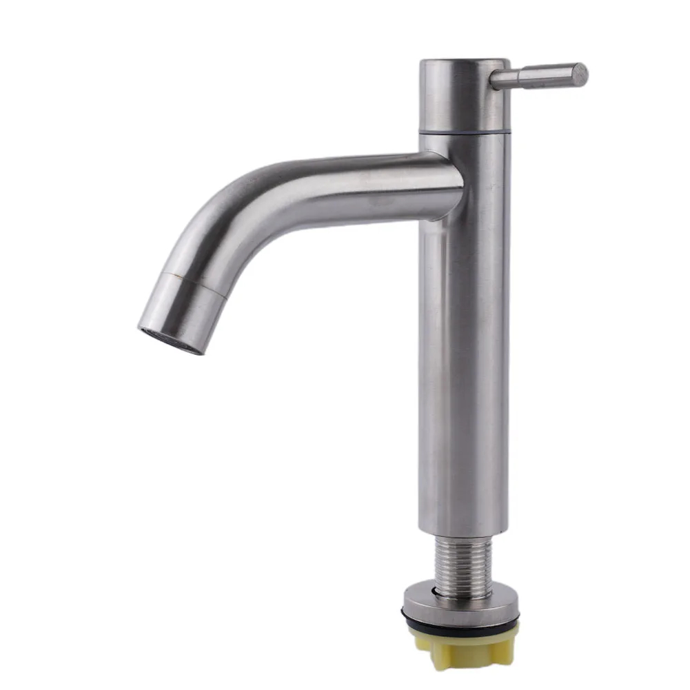 Sink Tap Basin Faucet Bathroom Faucet Cold Water Deck Mounted Home Improvement Kitchen Mixer Silver Brushed Durable
Sink Tap Basin Faucet Bathroom Faucet Cold Water Deck Mounted Home Improvement Kitchen Mixer Silver Brushed Durable