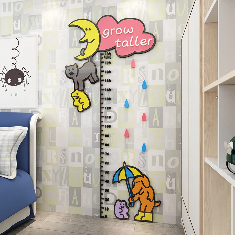 WS278 Cartoon 3D baby measuring ruler height REMOVABLE STICKERS bedroom children's room wall decoration
WS278 Cartoon 3D baby measuring ruler height REMOVABLE STICKERS bedroom children's room wall decoration