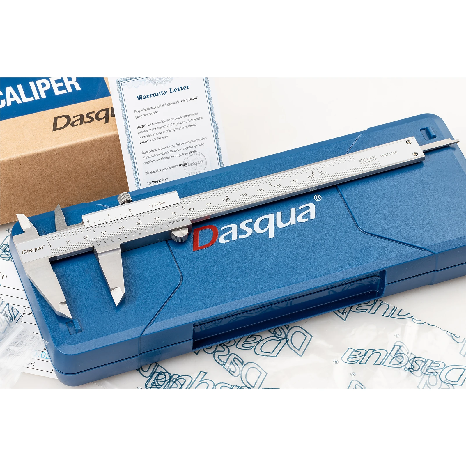 Dasqua New Design Caliper Ruler 6 Inch Kumpas 0.05 Graduation 0-150mm Monoblock Vernier Caliper Calibrador Measuring Tool
Dasqua New Design Caliper Ruler 6 Inch Kumpas 0.05 Graduation 0-150mm Monoblock Vernier Caliper Calibrador Measuring Tool