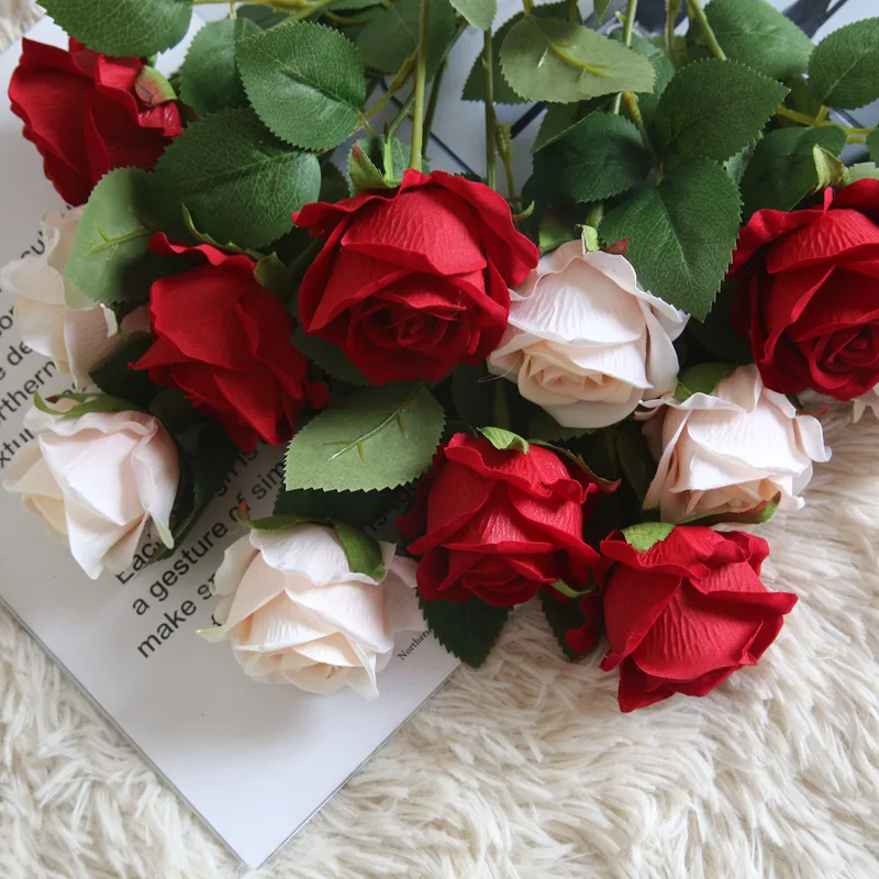 5Pcs Artificial Flowers Silk Rose Long Branch Bouquet for Wedding Home Decoration Fake Plants DIY Wreath Supplies Accessories
5Pcs Artificial Flowers Silk Rose Long Branch Bouquet for Wedding Home Decoration Fake Plants DIY Wreath Supplies Accessories