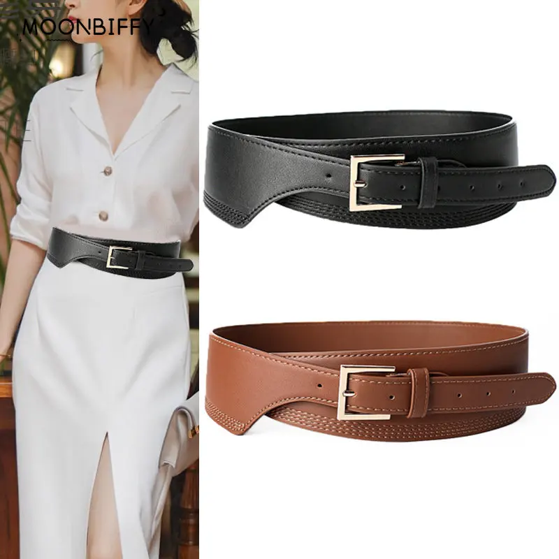 New Fashion Belts for Women PU Leather Gold Square Pin Buckle Cummerbunds HOT Body Corset Cummerbund Female Wide Soft Waistbands
New Fashion Belts for Women PU Leather Gold Square Pin Buckle Cummerbunds HOT Body Corset Cummerbund Female Wide Soft Waistbands