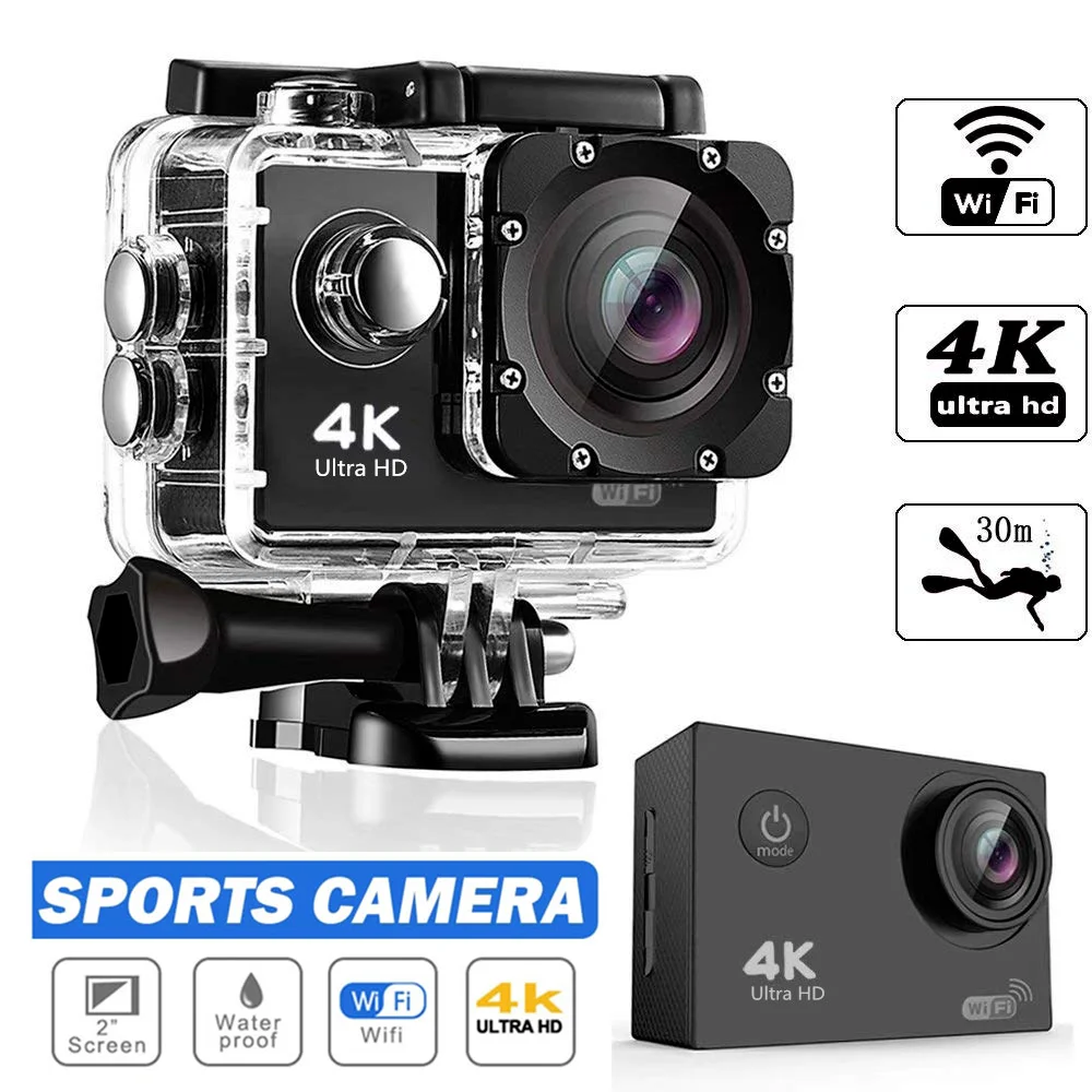 4k HD Mini Action Camera 5MP 2.0” Screen WiFi Remote Control Sport Camera Waterproof Helmet Video Recording Smart Cameras
4k HD Mini Action Camera 5MP 2.0” Screen WiFi Remote Control Sport Camera Waterproof Helmet Video Recording Smart Cameras