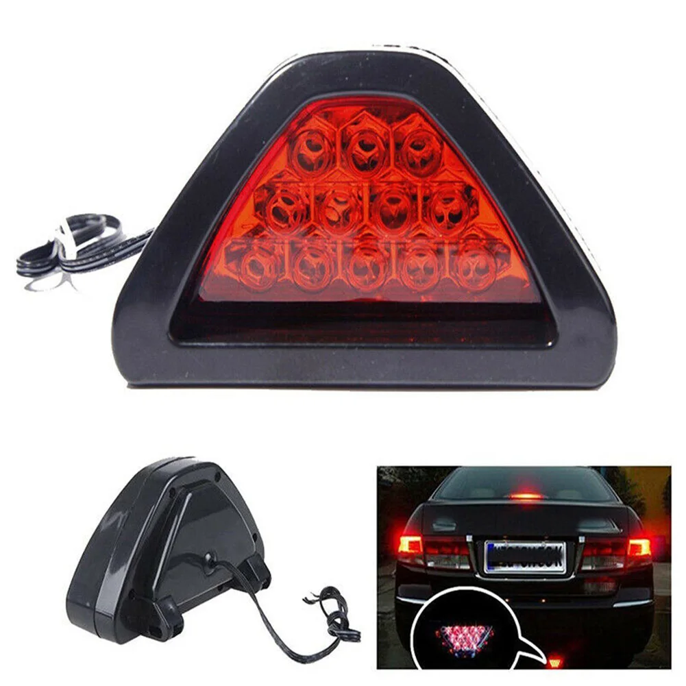 1 Set Universal Cars and Motorcycles Brake Signal Lamp F1 Style Triangle Sporty 12 LED Rear Fog Light Brake Lamp Car Light
1 Set Universal Cars and Motorcycles Brake Signal Lamp F1 Style Triangle Sporty 12 LED Rear Fog Light Brake Lamp Car Light