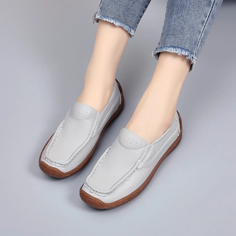Women Flats Casual Sneakers Women Shoes Leather Comfort Slip-on Flats Female Shoes Woman Sneaker Woman Flats Zapatos De Mujer
Women Flats Casual Sneakers Women Shoes Leather Comfort Slip-on Flats Female Shoes Woman Sneaker Woman Flats Zapatos De Mujer