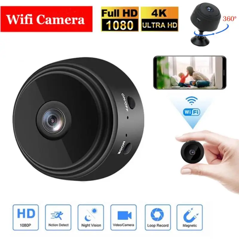 A9 Mini Camera WiFi Camera 1080p HD Night Version Micro Voice Recorder Wireless Mini Camcorders Video Surveillance IP Camera
A9 Mini Camera WiFi Camera 1080p HD Night Version Micro Voice Recorder Wireless Mini Camcorders Video Surveillance IP Camera