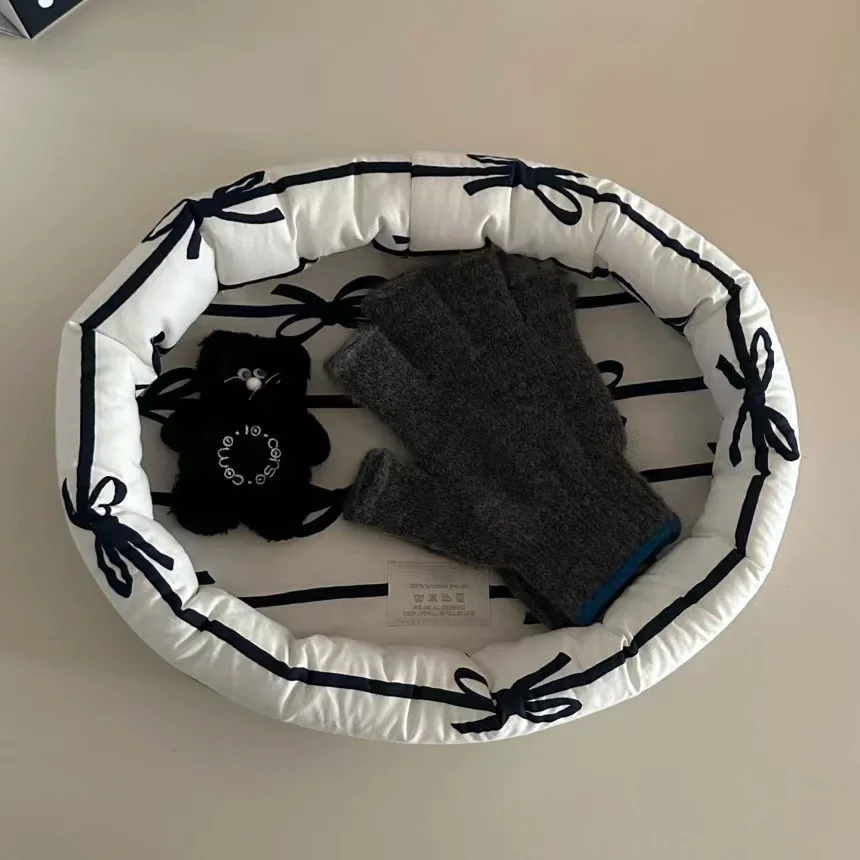 Синяя корзина для хранения из хлопка 18л
Синяя корзина для хранения из хлопка 18л