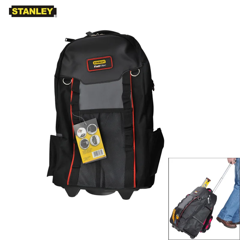 Stanley FatMax professional tool bag wheels man tool organizer pocket electrician laptop pouch multifunctional bags wheeled
Stanley FatMax professional tool bag wheels man tool organizer pocket electrician laptop pouch multifunctional bags wheeled