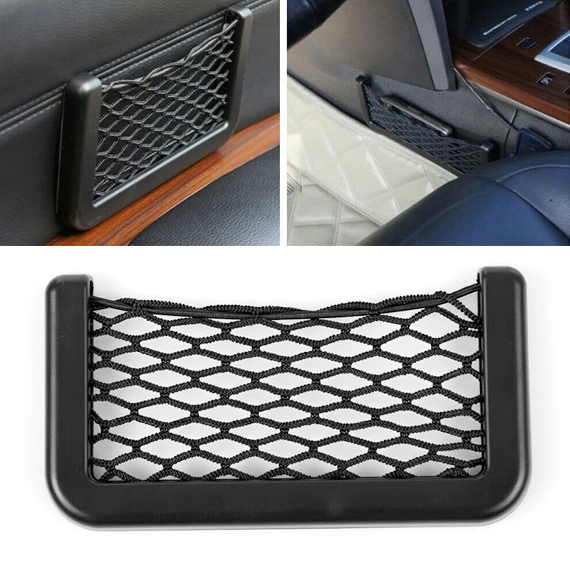 15*8cm Car Net Bag Organizer Elastic Side Door Storage Pocket Seat Back Phone Holder Nets Universal Vehicle Interior Accessories
15*8cm Car Net Bag Organizer Elastic Side Door Storage Pocket Seat Back Phone Holder Nets Universal Vehicle Interior Accessories
