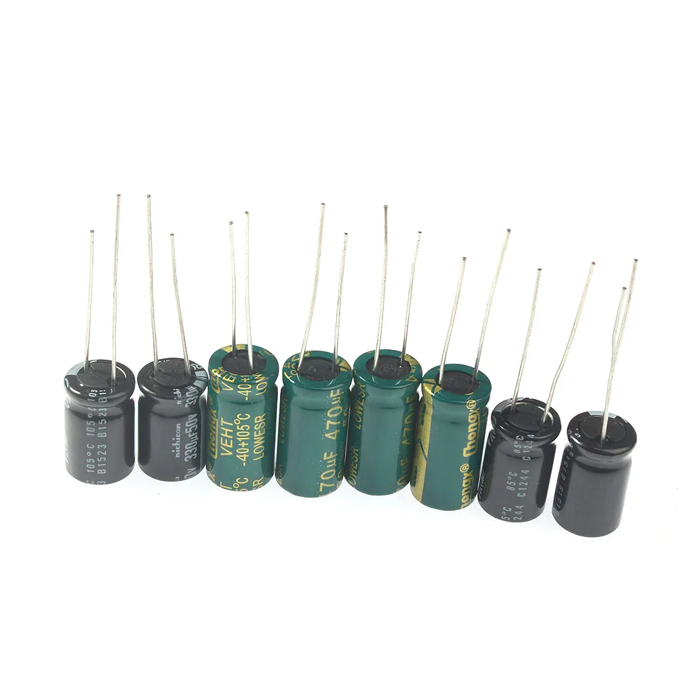 Electrolytic Capacitor Kit 120PCS/125PCS, 25 Values/13 Values, 1uF-2200uF, DIY Electronic Capacitor Assortment Set 16V 25V 50V
Electrolytic Capacitor Kit 120PCS/125PCS, 25 Values/13 Values, 1uF-2200uF, DIY Electronic Capacitor Assortment Set 16V 25V 50V