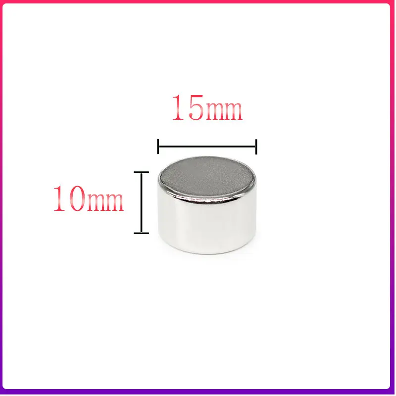 2/5/10/15/20/30PCS 15x10 Disc Neodymium Strong Magnets 15mm*10mm Round Permanent Magnet 15x10mm Powerful Magnetic Magnet 15*10 
2/5/10/15/20/30PCS 15x10 Disc Neodymium Strong Magnets 15mm*10mm Round Permanent Magnet 15x10mm Powerful Magnetic Magnet 15*10