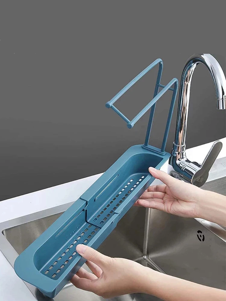 Telescopic Sink Shelf Kitchen Storage Rack Soap Sponge Rack Expandable Drainer Holder Adjustable Drain Basket Kitchen Organizer
Telescopic Sink Shelf Kitchen Storage Rack Soap Sponge Rack Expandable Drainer Holder Adjustable Drain Basket Kitchen Organizer
