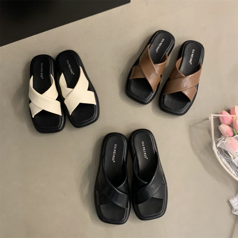 black/white mixed color thick bottom flip flops women famous designe clip toe slippers ladies platform jandal slides beach shoes
black/white mixed color thick bottom flip flops women famous designe clip toe slippers ladies platform jandal slides beach shoes