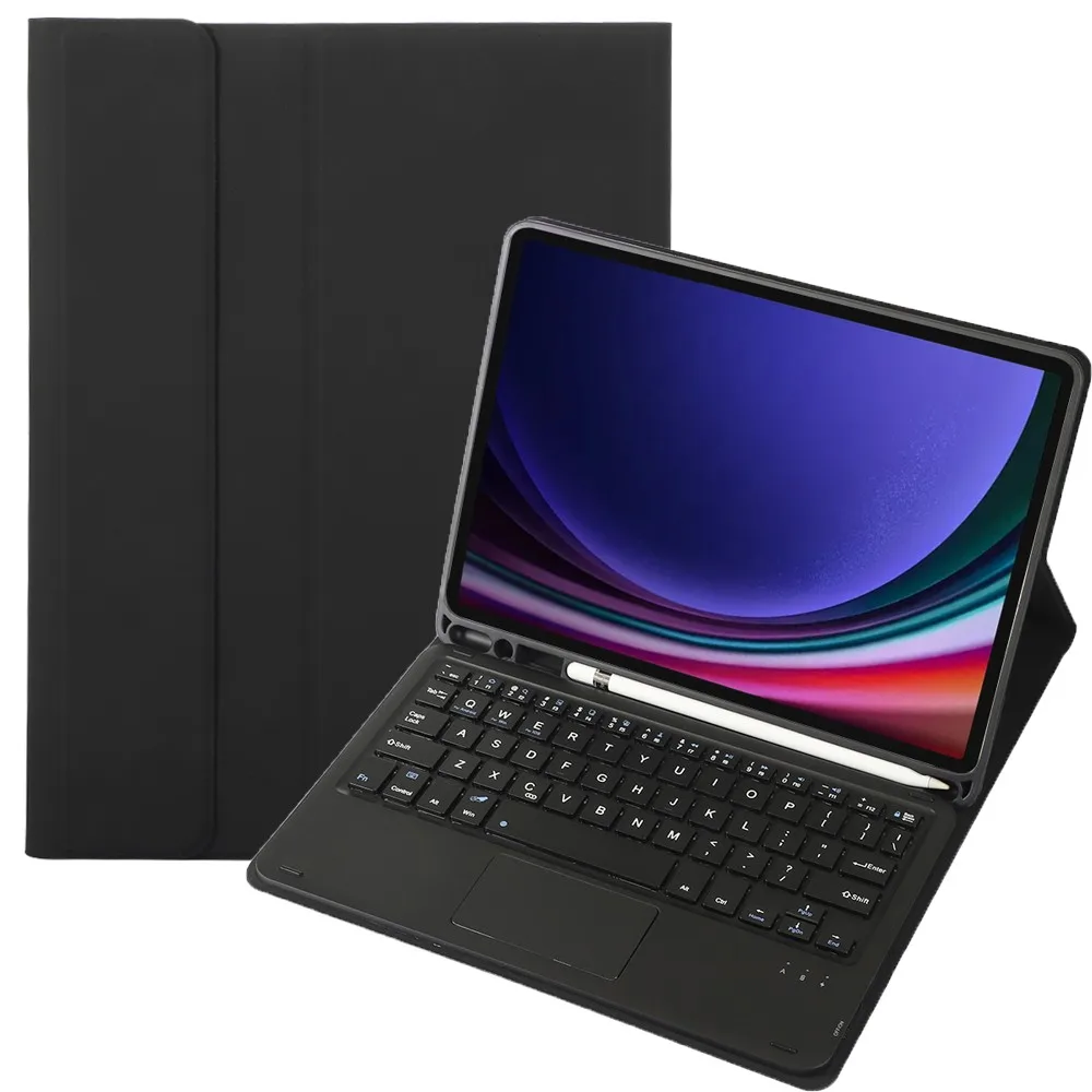 Чехол для планшета с Bluetooth клавиатурой для Samsung Galaxy Tab S9, 11 дюймов, 2023, ударопрочный чехол-подставка с трекпадом и слотом для ручки для Samsung
Чехол для планшета с Bluetooth клавиатурой для Samsung Galaxy Tab S9, 11 дюймов, 2023, ударопрочный чехол-подставка с трекпадом и слотом для ручки для Samsung
